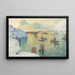 The fishing fleet leaving Study of northern Norway - Anna Boberg — framed artwork on a wall
