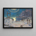 The Cemetery in the Mountains Study of Lofoten - Anna Boberg — framed artwork on a wall