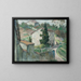 Les toits rouges, étude du sud de la France - Anna Boberg — framed artwork on a wall