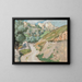 L'Étude de la route vers Jérusalem - Anna Boberg — framed artwork on a wall