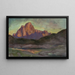 Vaagakallen, Study of the Lofoten - Anna Boberg — framed artwork on a wall