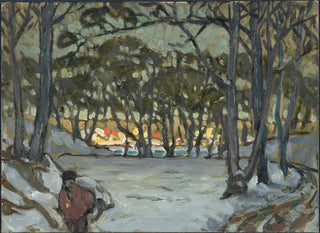 Study of Winter at Djurgården, Stockholm - Anna Boberg — artwork view
