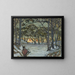 Study of Winter at Djurgården, Stockholm - Anna Boberg — framed artwork on a wall