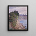 La côte des falaises de Sanary - Anna Boch — framed artwork on a wall