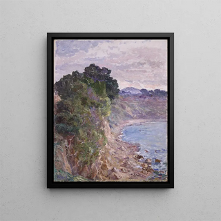 La côte des falaises de Sanary - Anna Boch — framed artwork on a wall