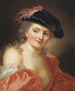 Self-portrait Painting - Anna Dorothea Lisiewska — artwork view