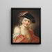 Self-portrait Painting - Anna Dorothea Lisiewska — framed artwork on a wall