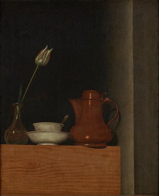 Nature morte avec cruche et tulipe - Anna Maria Punz — artwork view