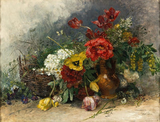 Still life with flowers - Anna Peters — artwork view