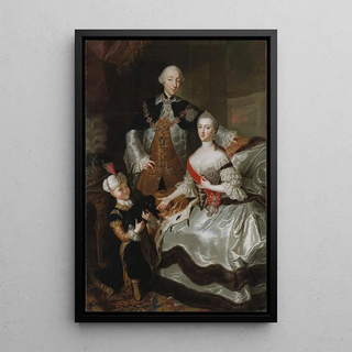Reproduction of the painting Pierre III and Catherine II of Russia - Anna Rosina de Gasc