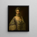 Portrait of a Lady - Anna Rosina de Gasc — framed artwork on a wall