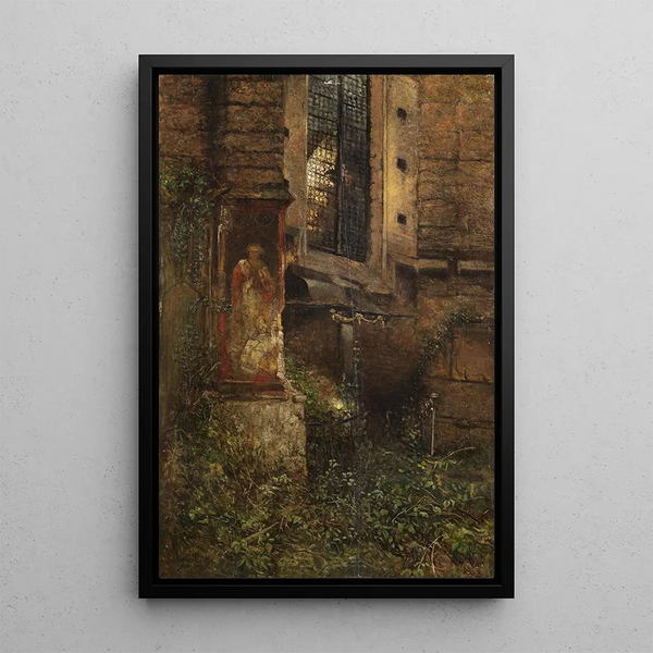 Ruin of a Church - Anna Stainer-Knittel — framed artwork on a wall