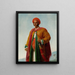 Study for the portrait of an Indian - Anne-Louis Girodet-Trioson — framed artwork on a wall