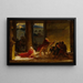 The Death of Pyrrhus - Anne-Louis Girodet-Trioson — framed artwork on a wall