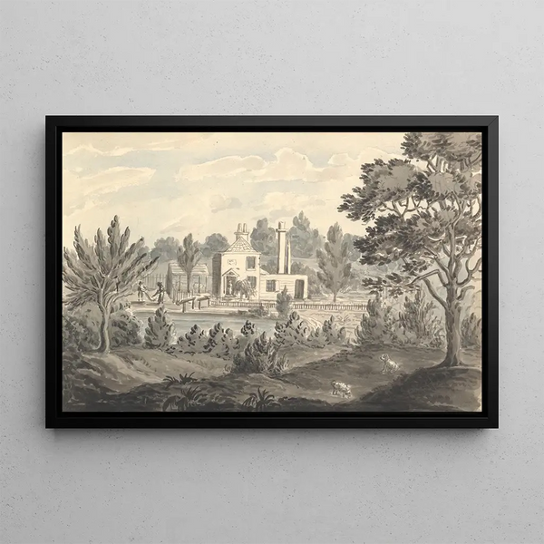 Cottage near Snaresbrook, May 11, 1829 - Anne Rushout — framed artwork on a wall