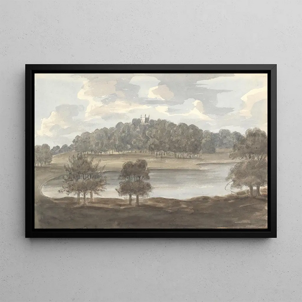 Holkham August 1824 - Anne Rushout — framed artwork on a wall