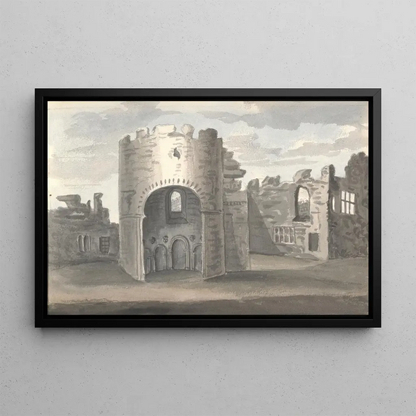 Château de Ludlow - Anne Rushout — framed artwork on a wall