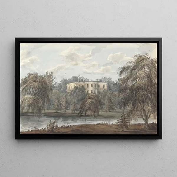 Maison de Wanstead, Wanstead Grove, Essex - Anne Rushout — framed artwork on a wall