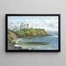Pointe sud de la plage d'Agate, Port Crescent, Washington - Annie Lyle Harmon — framed artwork on a wall