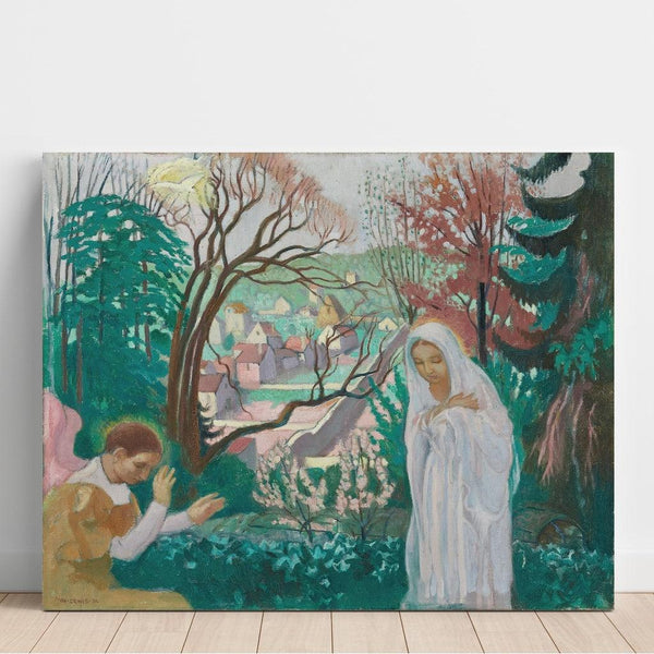 Reproduction of the painting Annunciation in the Spring Garden - Maurice Denis