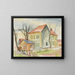 At the toll booth of Steinbach - Anny Dollschein — framed artwork on a wall