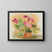 Flower Still Life - Anny Dollschein — framed artwork on a wall