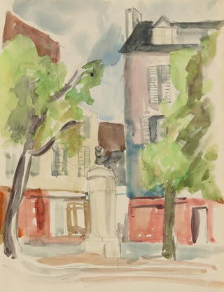 Place du village - Anny Dollschein — artwork view