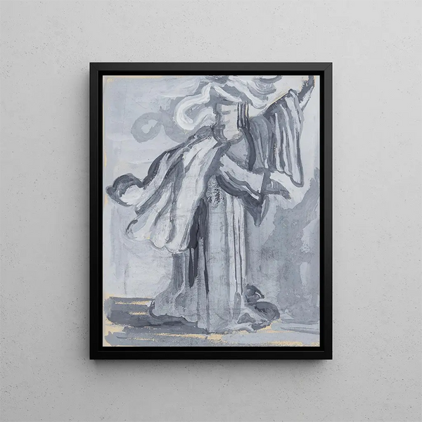 Chiffre - Anny Dollschein — framed artwork on a wall