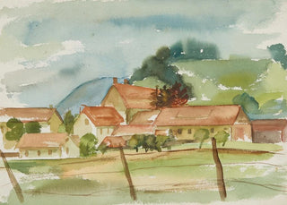 Factory near the Kalvarienberg - Anny Dollschein — artwork view