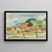 Factory near the Kalvarienberg - Anny Dollschein — framed artwork on a wall