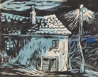 House at Night - Anny Dollschein — artwork view