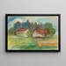 Maisons - Anny Dollschein — framed artwork on a wall