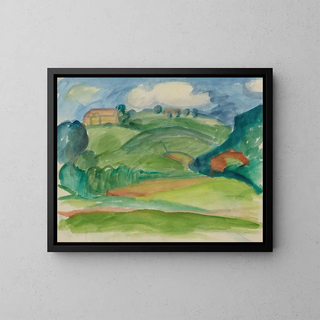 Maria Grn - Anny Dollschein — framed artwork on a wall