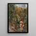 A beauty near a stream in a forest Allegory of vanity - Anonymous — framed artwork on a wall
