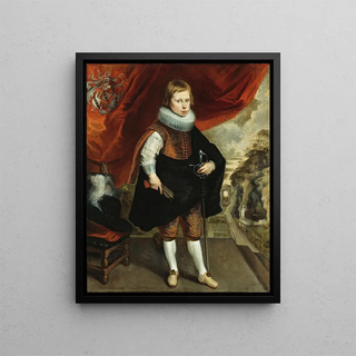 A Boy - Anonymous — framed artwork on a wall