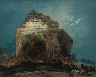 A city on a rock - Anonymous — artwork view