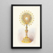 Reproduction of the painting of a monstrance - Anonymous