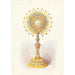 Reproduction of the painting of a monstrance - Anonymous