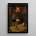 A doctor in his library - Anonymous — framed artwork on a wall
