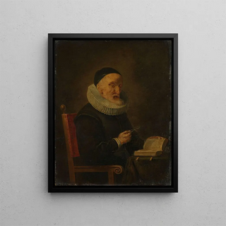 A Scholar - Anonymous — framed artwork on a wall