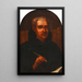 Reproduction of the painting Abraham at Santa Clara preacher and writer - Anonymous