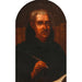 Reproduction of the painting Abraham at Santa Clara preacher and writer - Anonymous