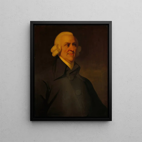 Adam Smith - Anonymous — framed artwork on a wall