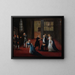 Farewell of Louis XVI to his family on January 20, 1793 - Anonymous — framed artwork on a wall