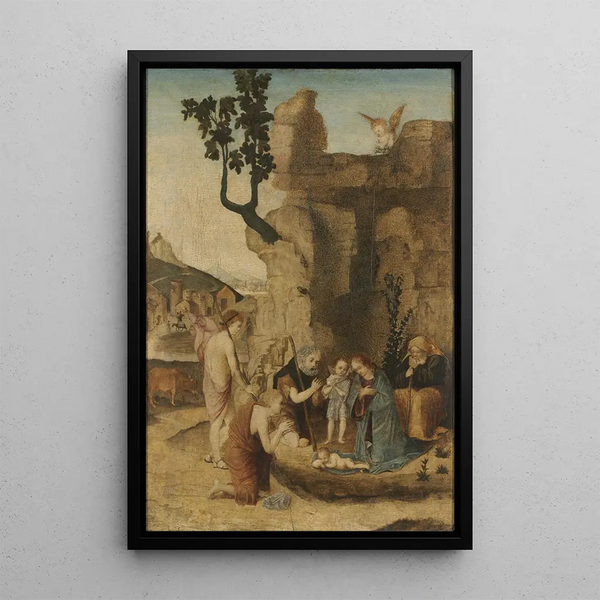 Reproduction of the painting Adoration of the Shepherds - Anonymous