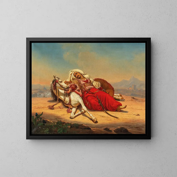After the Battle - Anonymous — framed artwork on a wall