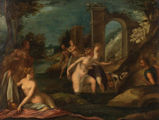 Actéon surprend Diane dans son bain - Anonymous — artwork view