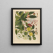 Album of Chinese watercolor paintings of Asian fruits Pl03 - Anonymous — framed artwork on a wall