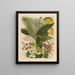 Album of Chinese watercolor paintings of Asian fruits Pl04 - Anonymous — framed artwork on a wall