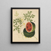 Album of Chinese watercolor paintings of Asian fruits Pl15 - Anonymous — framed artwork on a wall